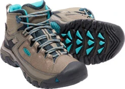 'Keen Outdoor' Women's Targhee EXP WP Mid Hiker - Brindle / Blue Coral -Dansko Shop 1017737 PPS large 1024x1024@2x
