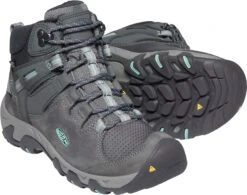 'Keen Outdoor' Women's Steens WP Leather Mid Hiker - Steel Grey / Ocean Wave 13 'Keen Outdoor' Women's Steens WP Leather Mid Hiker - Steel Grey / Ocean Wave -Dansko Shop 1022332 PPS large 1024x1024@2x