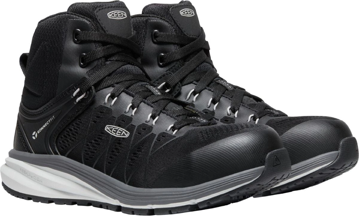 'Keen Utility' Women's Vista Energy EH Mid Hiker Carbon Toe - Vapor / Black 6 'Keen Utility' Women's Vista Energy EH Mid Hiker Carbon Toe - Vapor / Black - Image 4