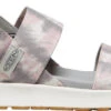 'Keen Outdoor' Women's Elle Backstrap Sandal - Fawn Tie Dye / Star White