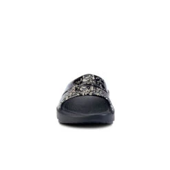 'OOFOS' Women's OOahh Slide Limited Edition - Black / Champagne Pop -Dansko Shop 1103BKCHMPGNE shot3 1024x1024@2x