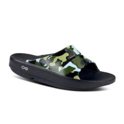 'OOFOS' Women's OOahh Slide Limited Edition - Jungle Camo -Dansko Shop 1103BKJUNGCMO shot2 1024x1024@2x