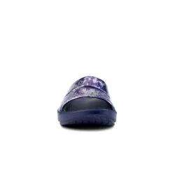 'OOFOS' Women's OOahh Slide Limited Edition - Navy / Silver / Silver Snake -Dansko Shop 1103NVYSILSNK shot3 1024x1024@2x