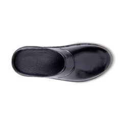 'OOFOS' Women's OOcloog Luxe Clog - Black -Dansko Shop 1201BLK 5 1024x1024@2x