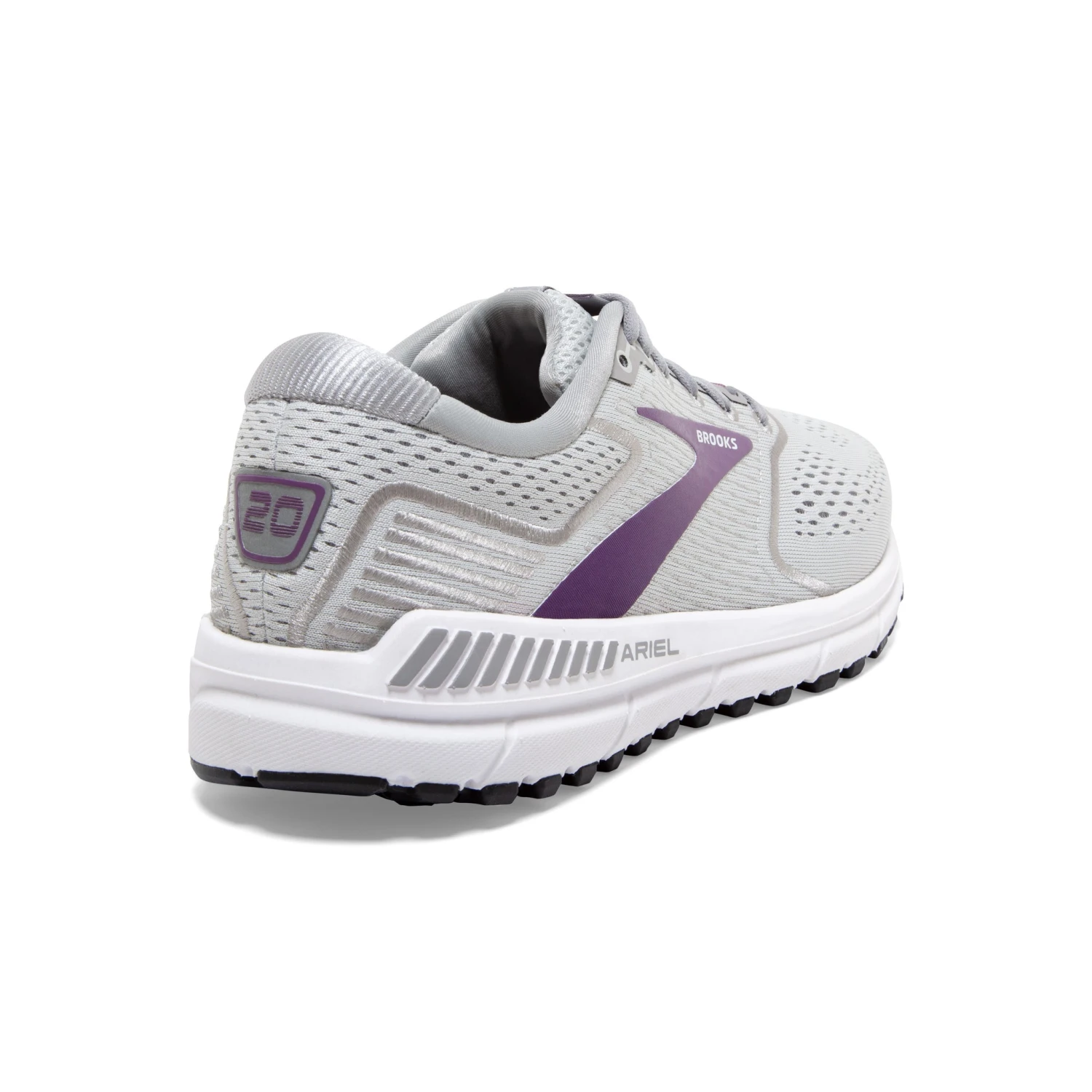'Brooks' Women's Ariel 20 - Oyster / Alloy / Grape 8 'Brooks' Women's Ariel 20 - Oyster / Alloy / Grape - Image 6