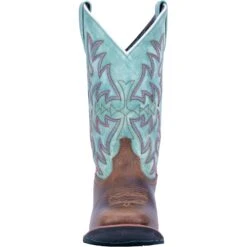 'Laredo' Women's 11" Anita Western Square Toe - Brown / Turquoise -Dansko Shop 5607 5 1024x1024@2x