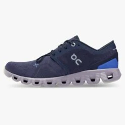 'On Running' Women's Cloud X 3 - Midnight / Heron -Dansko Shop 60.98689 cloud x 3 fw22 midnight heron w g4 1024x1024@2x