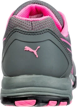 'Puma' Women's Celerity Knit Low Steel Toe - Grey / Pink -Dansko Shop 642915 CELERITY KNIT PINK WNS LOW 804 back 1024x1024@2x