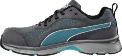 'Puma' Women's Fuse Knit Motion Protect EH Low Comp Toe - Grey / Turquoise -Dansko Shop 643905 FUSE KNIT BLUE WNS LOW left 1024x1024@2x