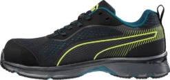 'Puma' Women's Fuse Knit Motion Protect EH Low Comp Toe - Black / Green -Dansko Shop 643935 FUSE KNIT BLACK WNS LOW left 1024x1024@2x