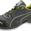 'Puma' Women's Fuse TC Low ESD Steel Toe - Black / Lime Green -Dansko Shop 644105 FUSE NEON GREEN wns low single 1024x1024@2x