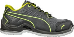 'Puma' Women's Fuse TC Low ESD Steel Toe - Black / Lime Green -Dansko Shop 644105 FUSE TC GREEN WNS LOW 205 single 02 1 1024x1024@2x