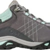 Oboz Footwear 'Oboz' Women's Sapphire Low WP Low Hiker - Charcoal / Beach Glass (Wide) -Dansko Shop 71602 Womens Sapphire B DRY Char Bglas side 58250 1024x1024@2x