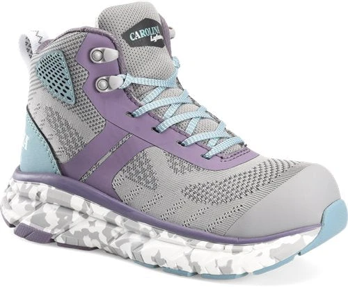 'Carolina' Women's Align Azalea EH Comp Toe Hiker - Gray / Purple 3 'Carolina' Women's Align Azalea EH Comp Toe Hiker - Gray / Purple
