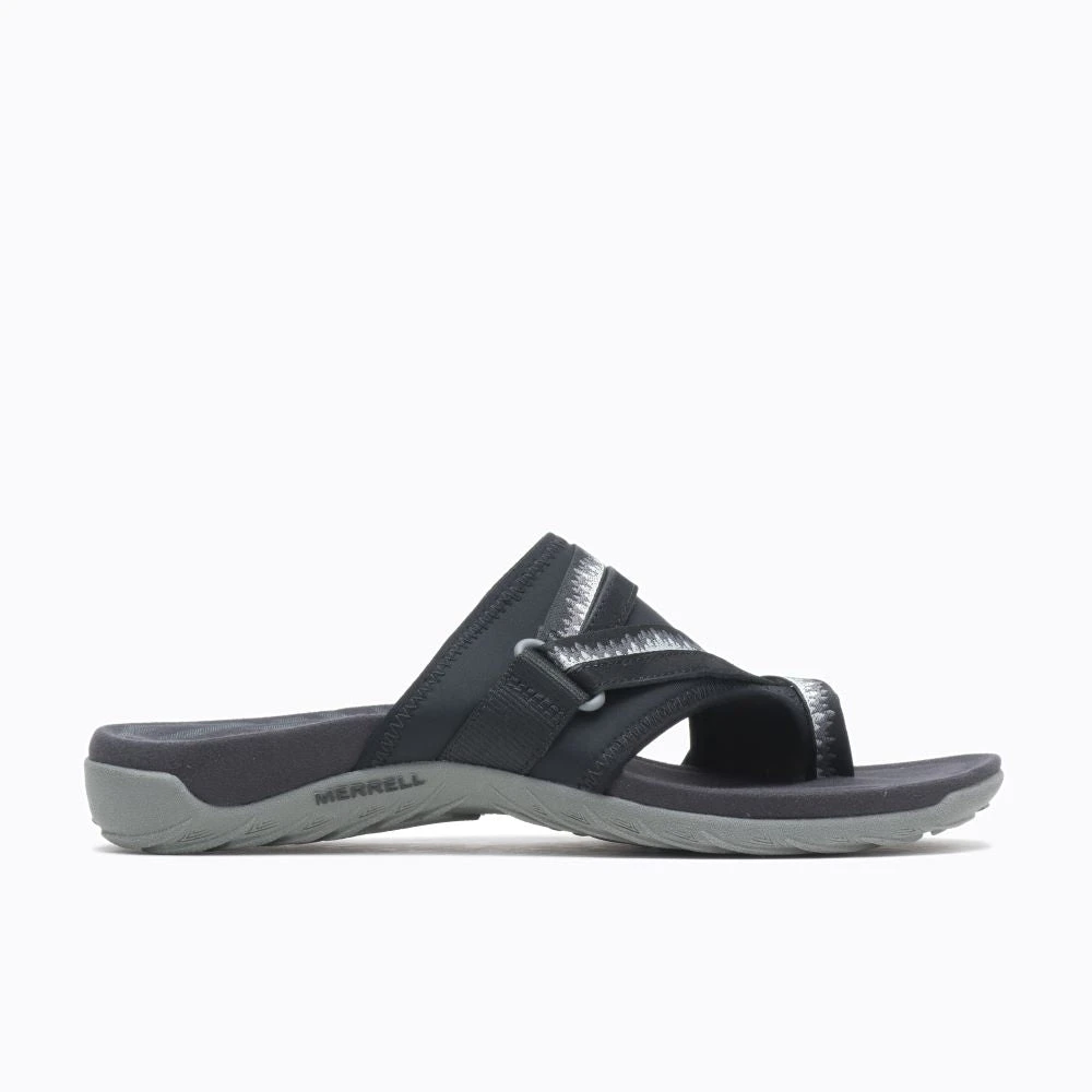 'Merrell' Women's Terran 3 Cush Post Sandal - Black 6 'Merrell' Women's Terran 3 Cush Post Sandal - Black - Image 4