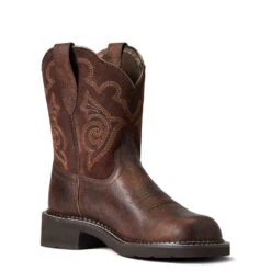 'Ariat' Women's 8" Fatbaby Heritage Tess Western Round Toe - Forest Brown / Jamocha 12 'Ariat' Women's 8" Fatbaby Heritage Tess Western Round Toe - Forest Brown / Jamocha -Dansko Shop S22 WMS WEST 10040264 medial 1024x1024@2x