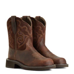 'Ariat' Women's 8" Fatbaby Heritage Tess Western Round Toe - Forest Brown / Jamocha 15 'Ariat' Women's 8" Fatbaby Heritage Tess Western Round Toe - Forest Brown / Jamocha -Dansko Shop S22 WMS WEST 10040264 pair 1024x1024@2x