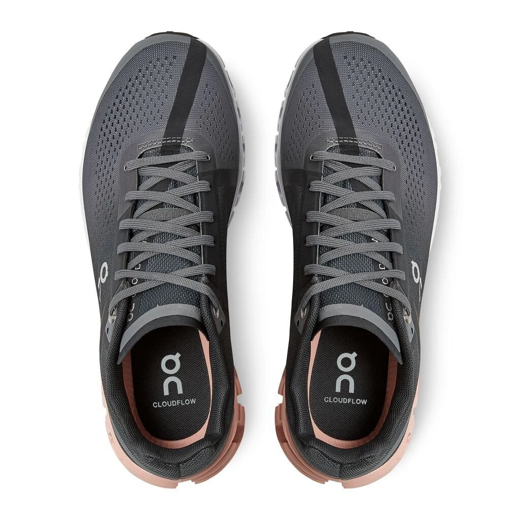 'On Running' Women's Cloudflow - Rock / Rose 4 'On Running' Women's Cloudflow - Rock / Rose - Image 2