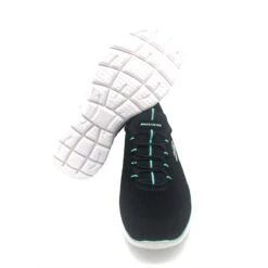 'Skechers' Women's Summits-Cool Classic - Black / Turquoise -Dansko Shop skecherssummits3 cd1326d2 f5f9 4e7c 897f a6431aeba6ff 1024x1024@2x